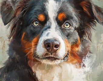 Custom Watercolor Pet Portrait, Dog Portrait From Photo, Hand Painted Pet Portrait, Pet Painting, Custom dog portrait, Christmas Pet Gift