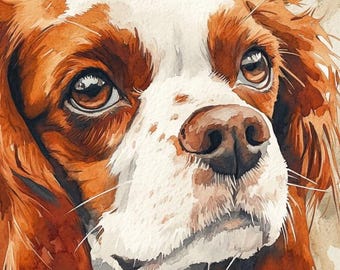 Custom Watercolor Pet Portrait, Dog Portrait From Photo, Hand Painted Pet Portrait, Pet Painting, Custom dog portrait, Christmas Pet Gift