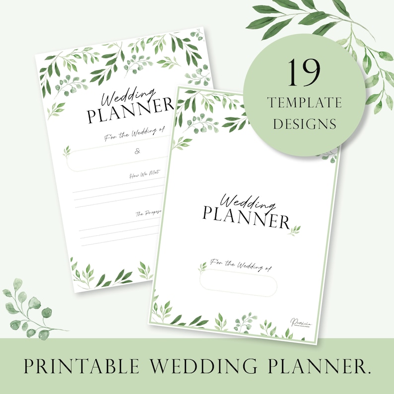 Wedding Planner Printable Printable Wedding Template Pages Wedding Plan ...