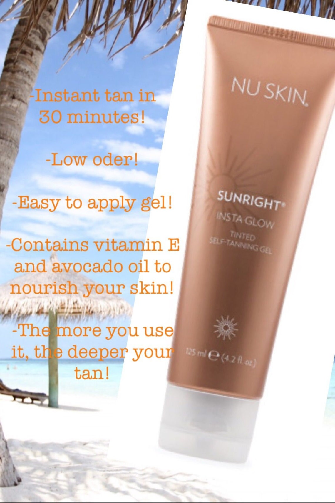 Sunright Insta Glow Tinted SelfTanning Gel Etsy