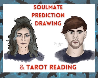 Soulmate drawing, + tarot reading,soulmate drawings,psychic drawing,soulmate tarot reading ,tarot reading   (READ DESCRIPTION )
