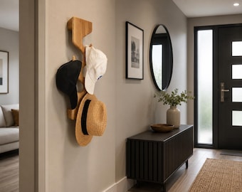 Vertikale Platzsparende Garderobe - Moderne Flur Dekor - Wand Montiert