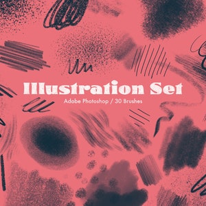 Jake Brush Illustratie Set Adobe Photoshop Brush Pack