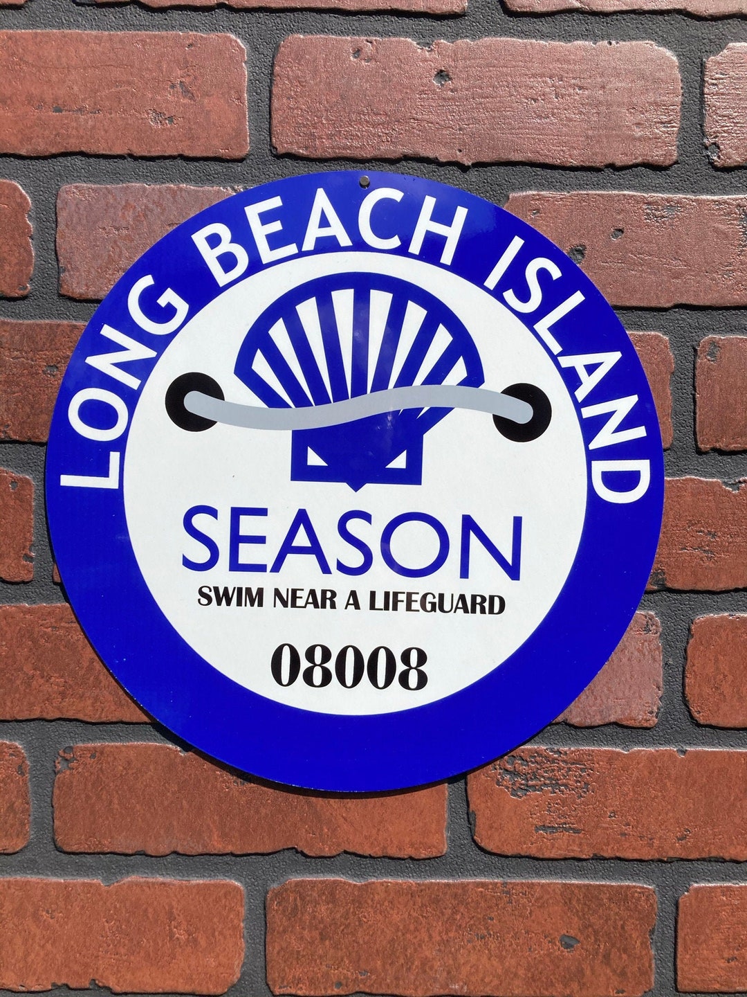 LBI Beach Badge Long Beach Island Etsy