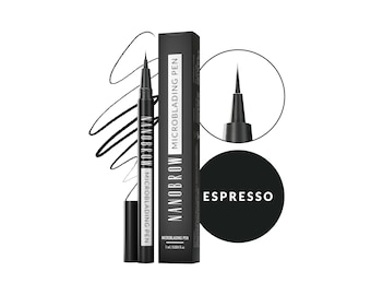 Microblading Pen Nanobrow Espresso -  brow makeup pen, microblading effect, enhancing, thickening, eyebrow filling