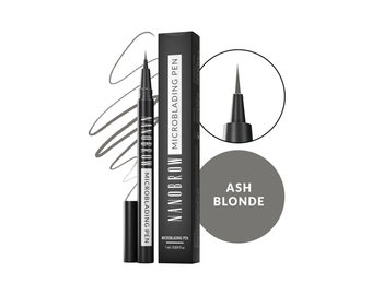 Microblading Pen Nanobrow Ash Blonde -  brow makeup pen, microblading effect, enhancing, thickening, eyebrow filling