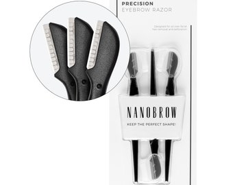 Nanoborw Eyebrow Razor 3 pcs - face and brow razor