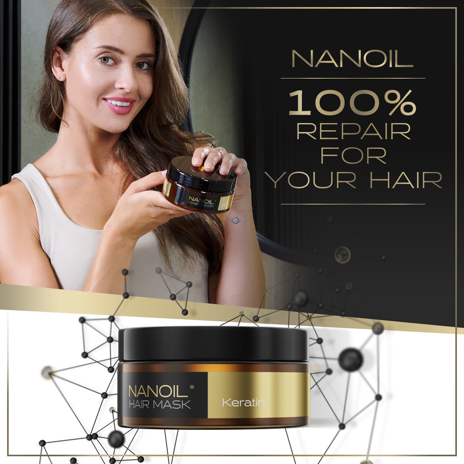Nanoil Keratin Hair Mask Hair Mask 300 Ml Regeneration & Etsy
