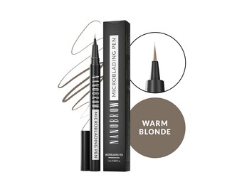 Microblading Pen Nanobrow Warm Blonde -  brow makeup pen, microblading effect, enhancing, thickening, eyebrow filling