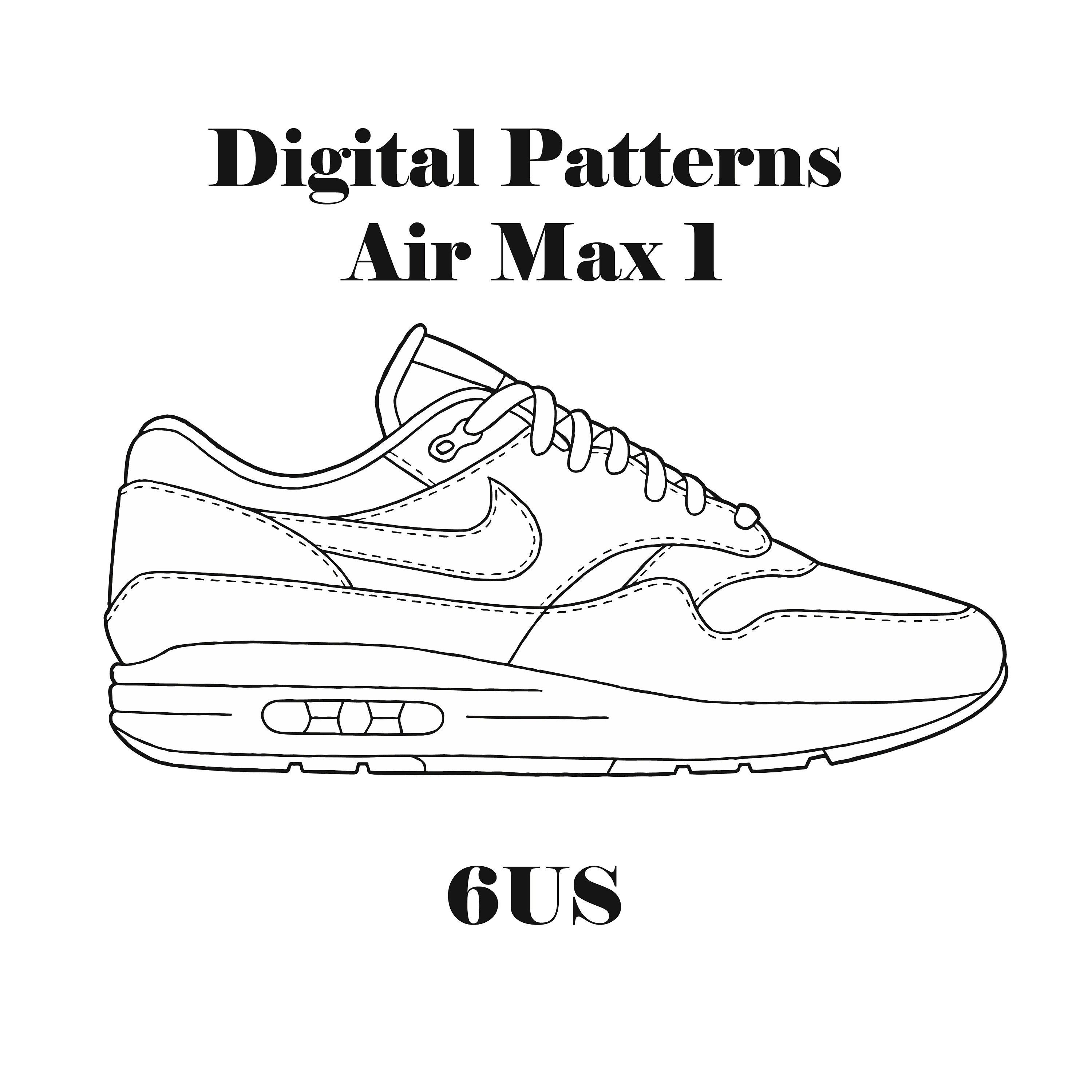 Air Max 1 6US Patterns Digital | Etsy