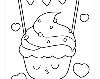 7500 Collections Coloring Pages Unicorn Cupcake  Latest Free