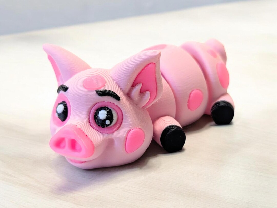 Pig Fidget Toy, Desk Buddy, Mini 3d Animal, Pig Gifts for Mom, Farm Decor  for Office, Easter Basket Stuffer for Teen, Grad Gift for Daughter - Etsy