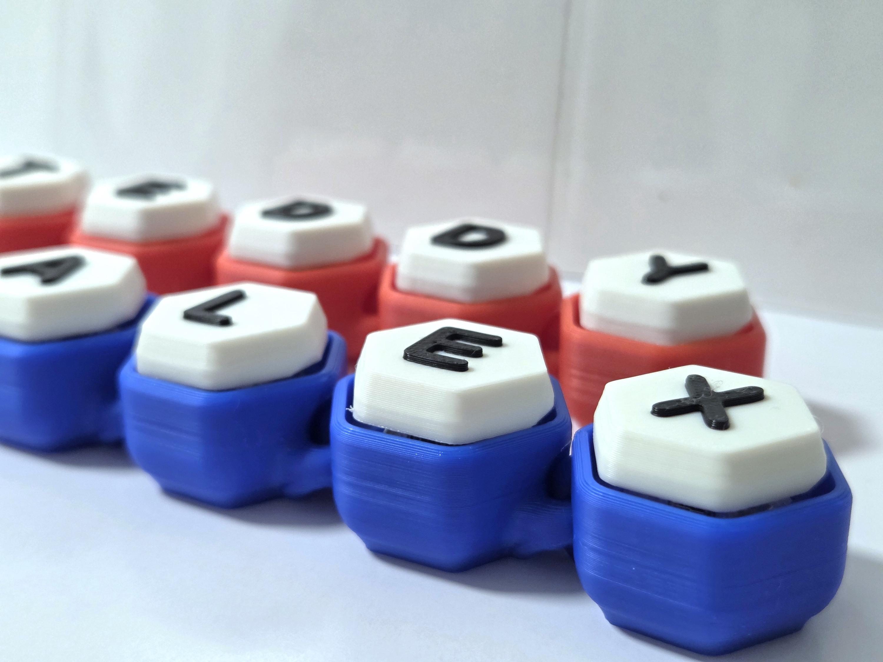 Custom Name Clicker, 3d Printed Keyboard Clicker, Custom Bag Charm for ...