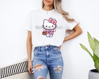 【Ｌ】 Hello Kitty LA Dodgers Tシャツ レア L】 Hello Kitty LA Dodgers Tシャツ レア