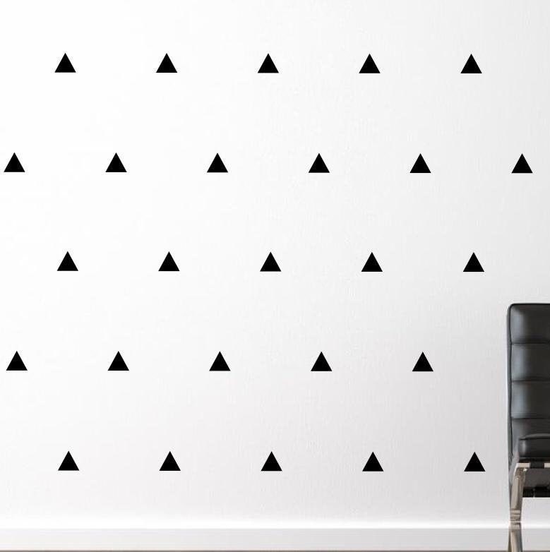 Triangle Wall Vinyl Decal Stickers Etsy