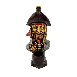 Calico Jack Pirate Handmade Smoking Hand Pipe / Pipe / Smoke / Handcraft