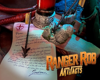 Raiders - Chachapoyan - Poison Dart - Tiki Drink Swizzle Stirrer - Indiana - Arrow - Lost Ark - Fertility Idol - Jones -prop -adventureland