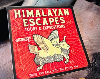 Himalayan - Escapes - Mount Everest - Animal - Kingdom - Yeti - Flying Yak - Sticker