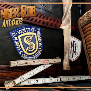 SEA luggage sticker label - Society Explorers -Adventurers - Jungle - Cruise - Colonel Hattie