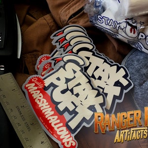 Puft - Marshmallow - Stay Man - Ghostbusters Prop - proton pack - ecto