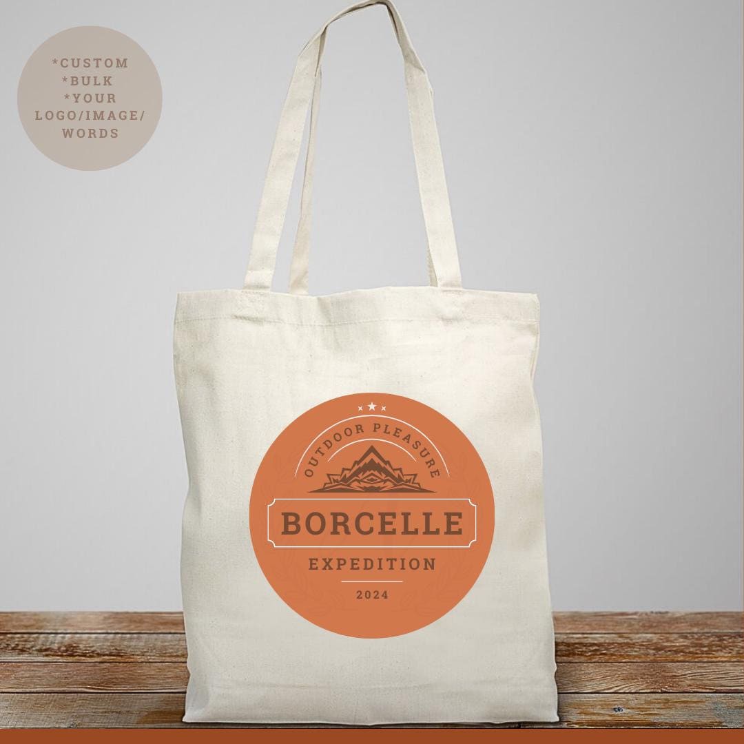 Custom Tote Bags With Your Logo, Bulk Tote Bags, Custom Name Tote Bag ...