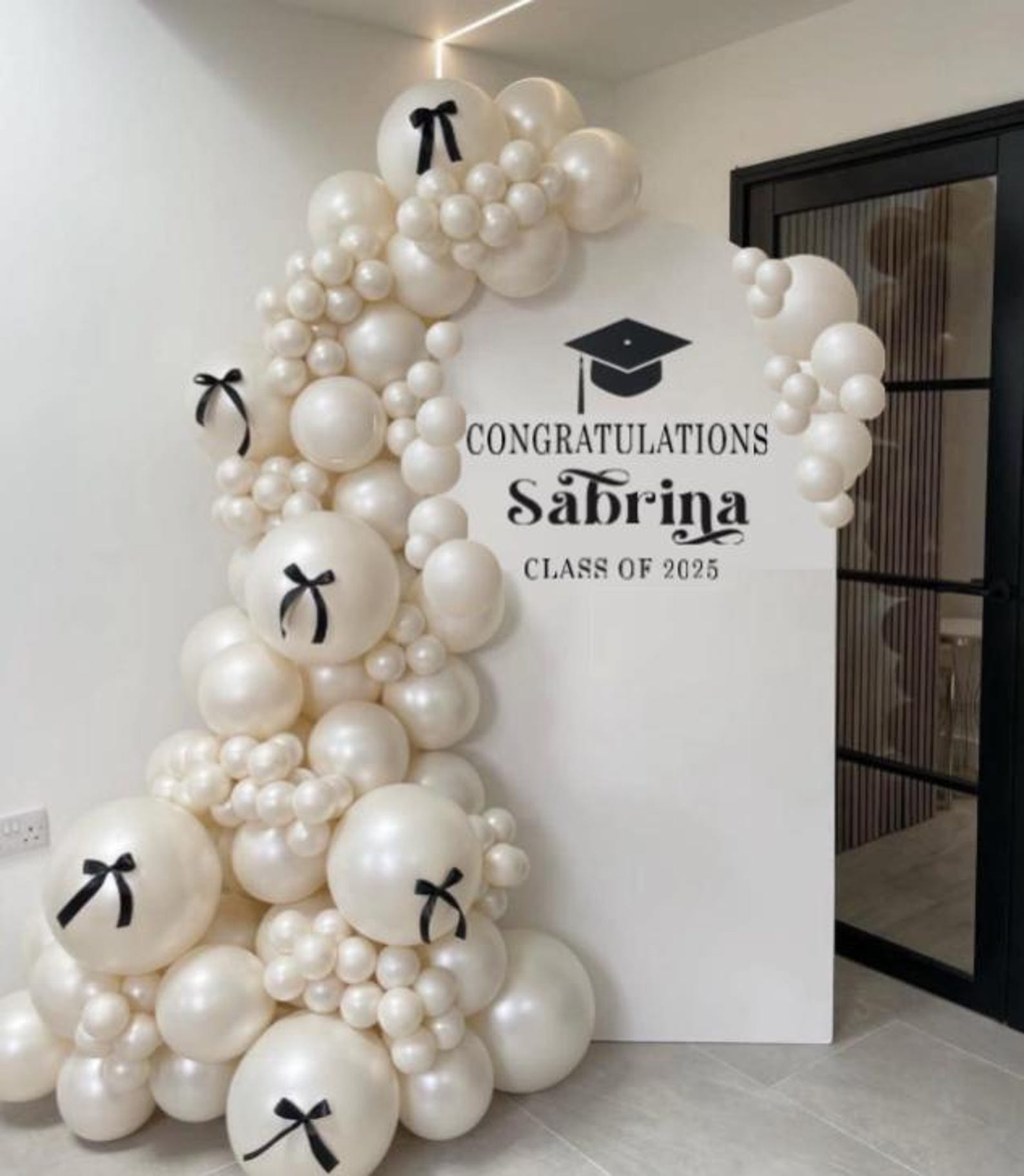 Graduation Invite Decals Graduation Iron-on Decal or Sticker for Backdrop Arch - Congrats Grad ...