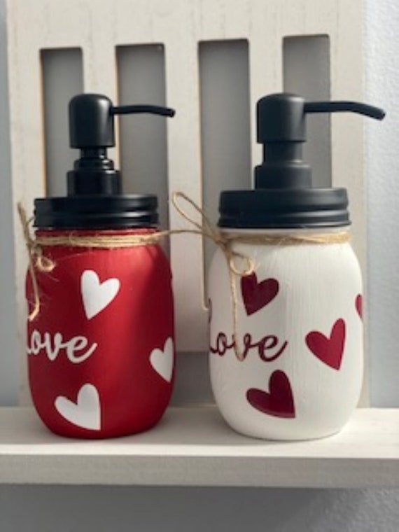 Red 2024 soap dispenser