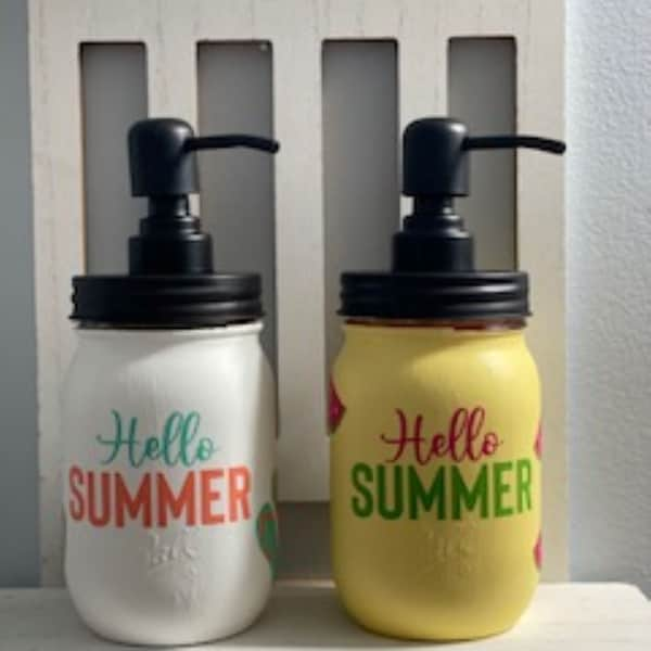 Watermelon Soap Dispensers, Flip Flop Soap Dispenser,  Summer soap dispenser, Hello Summer Decor