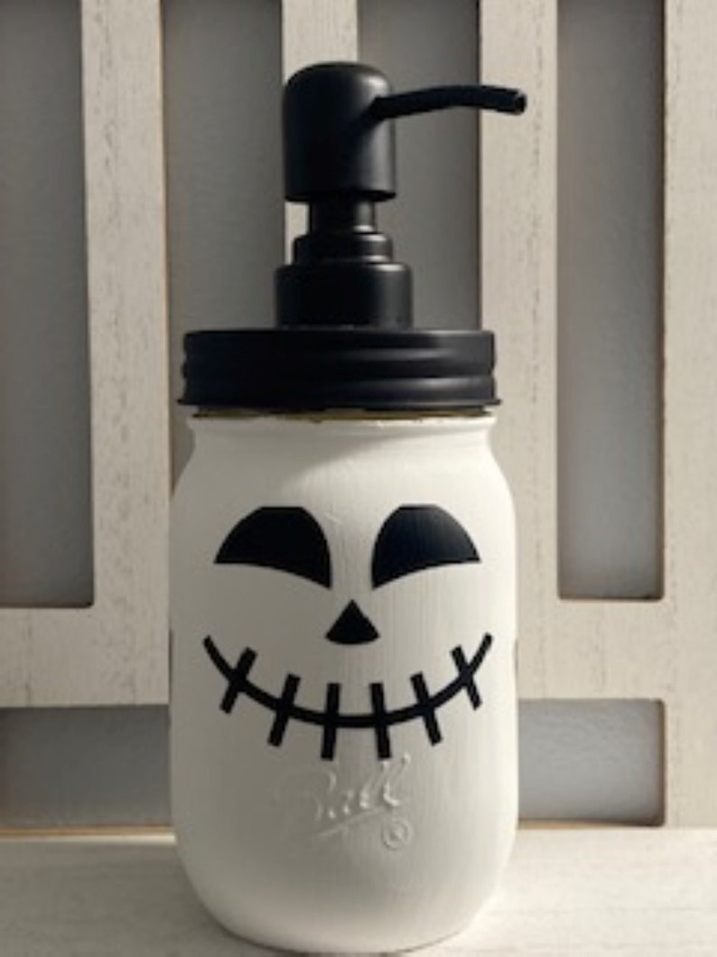 Halloween Soap Dispensers Pumpkin Soap Pump Black Ghost Soap Etsy