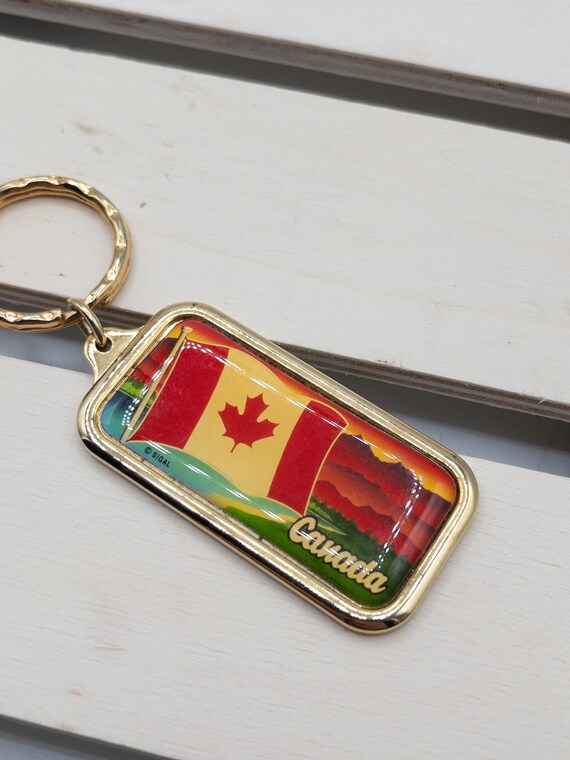 Vintage 1990's Keychain - Canadian Tourist Keycha… - image 7