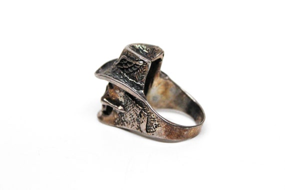 Vintage G&S Ring - Cowboy Skull Country Western -… - image 4