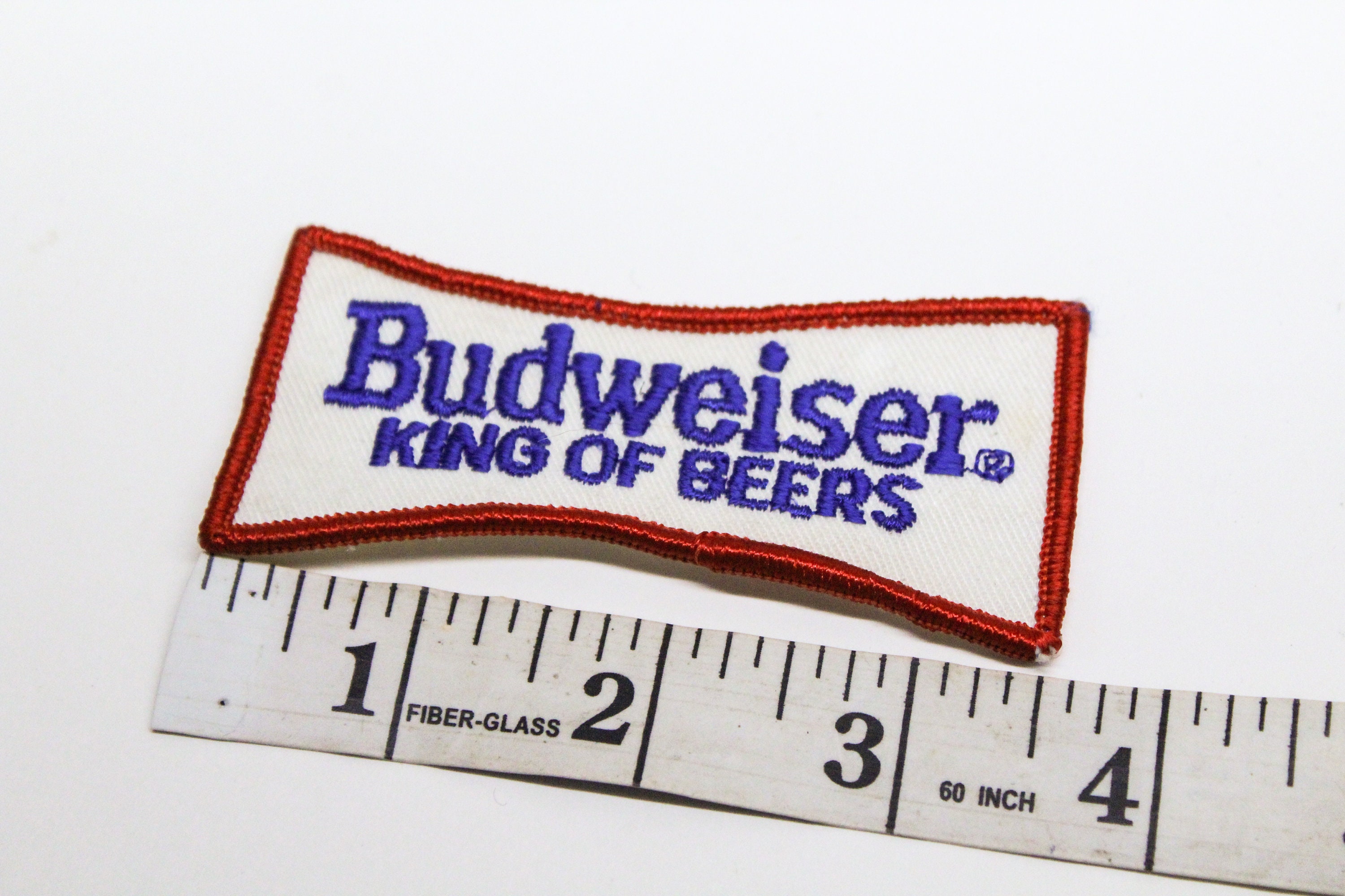 Vintage 1980s Patch Budweiser Beer Iron on Patch 80s 1990s Etsy