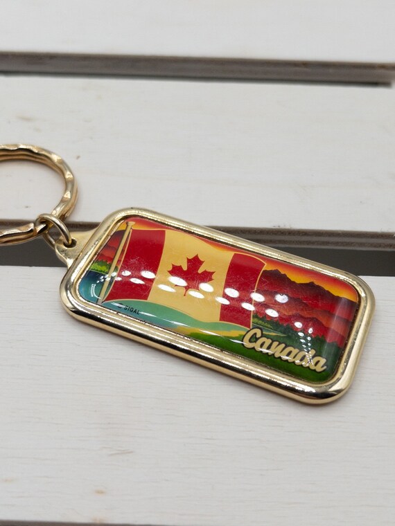 Vintage 1990's Keychain - Canadian Tourist Keycha… - image 5