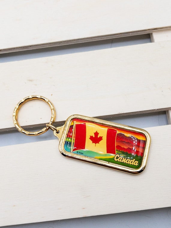 Vintage 1990's Keychain - Canadian Tourist Keycha… - image 6