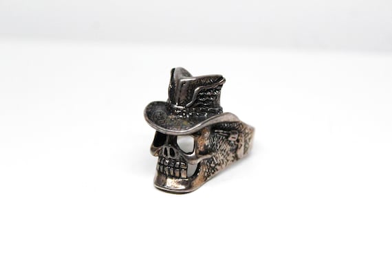Vintage G&S Ring - Cowboy Skull Country Western -… - image 3