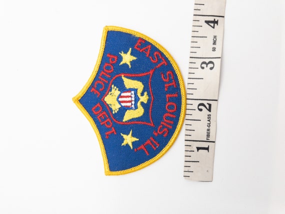 Vintage 1980s Police Patch -  East St Louis Polic… - image 5