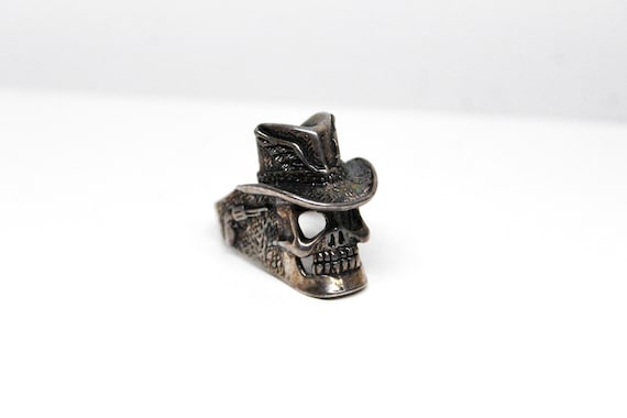 Vintage G&S Ring - Cowboy Skull Country Western -… - image 2