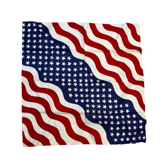 1990s American Flag Bandana Vintage 80s/ 90s Coll… Gem