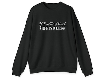 Sudadera unisex con hombros caídos Go Find Less