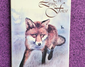 The Living Forest, Rien Poortvliet, VINTAGE Hardcover, Wildlife Art, Gnomes
