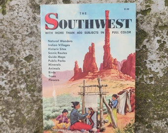 The Southwest: A Guide to the Wide Open Spaces. A Golden Regional Guide. 1962. VINTAGE Regional Guide. Utah. Colorado. New Mexico. Arizona.