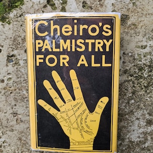 Cheiro&#39;s Palmistry For All. G.P. Putnam&#39;s. ANTIQUE Reprint. Cheiromancy. Fortune Telling Hardcover.
