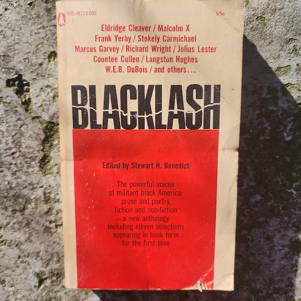 BLACKLASH. The Powerful Voices of Militant Black America: Prose & Poetry, Fiction, Non-Fiction. Anthology. 1970. Vintage Paperback.