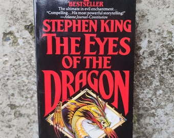 The Eyes of the Dragon. Stephen King. Signet Publishing. 1988. YA Fantasy. Good vs. Evil. VINTAGE Collector Copy!