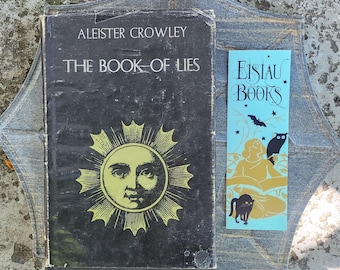 The Book of Lies. Aleister Crowley. Weiser Books. 1978. SCARCE Occult Hardcover. Thelema. OTO