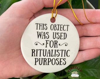 Anthropology Ritualistic Purposes Ornament, Funny Gift for Archaeologist, Cultural Anthropologist Gift, Graduation Gift for Anthropologist