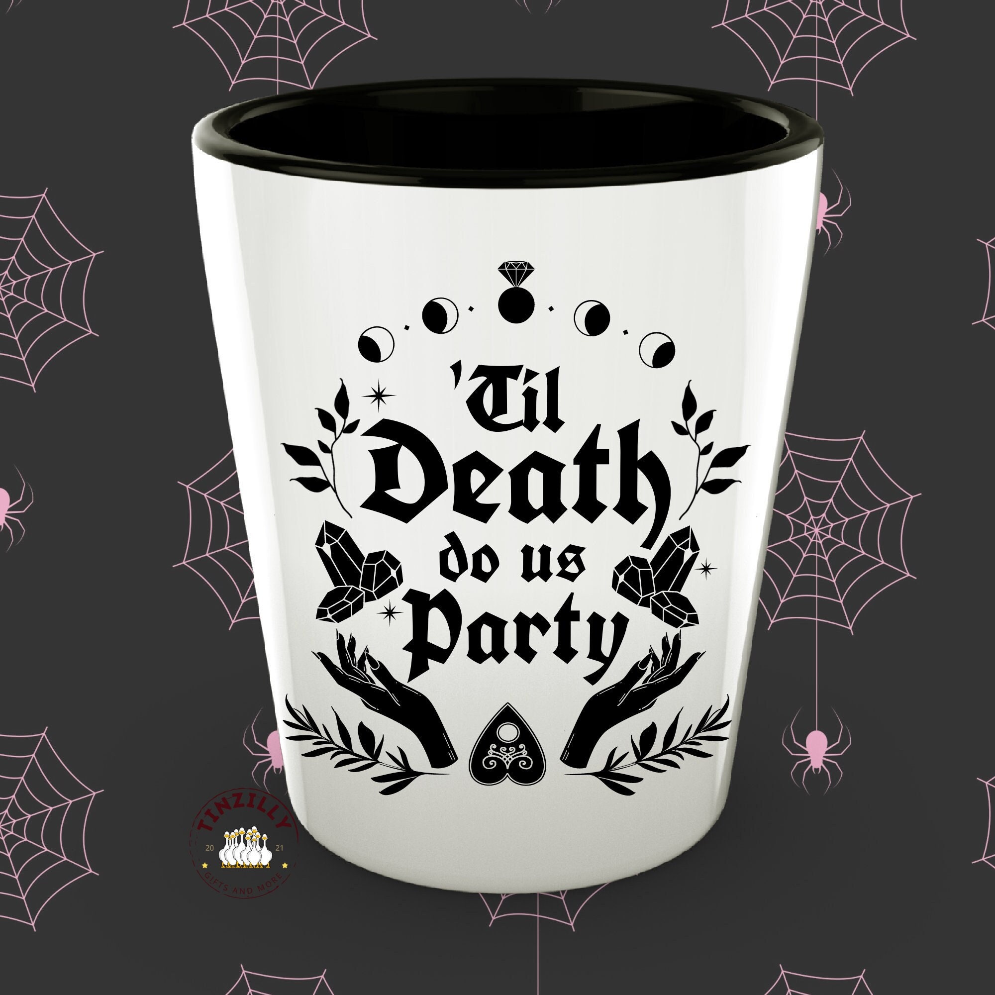 Til Death Do Us Party Can Shaped Pint Glass – SUPERKOLDIE