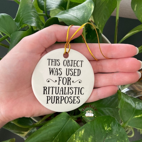 Anthropology Ritualistic Purposes Ornament, Funny Gift for Archaeologist, Cultural Anthropologist Gift, Christmas Gift for Anthropologist