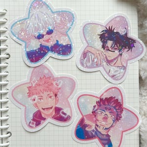 JJK Holographic Sticker Satoru Gojo Choso Yuji Itadori Ryomen Sukuna