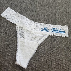 Personalized Funny Underwear Bridal Shower Gift Bachelorette Party